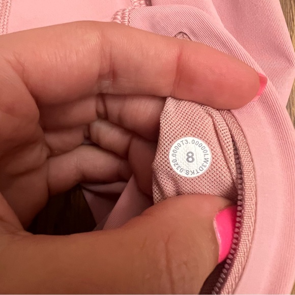 Lululemon Break a Trail 1/2 Zip Hoodie in Pink Pastel - Picture 7 of 14
